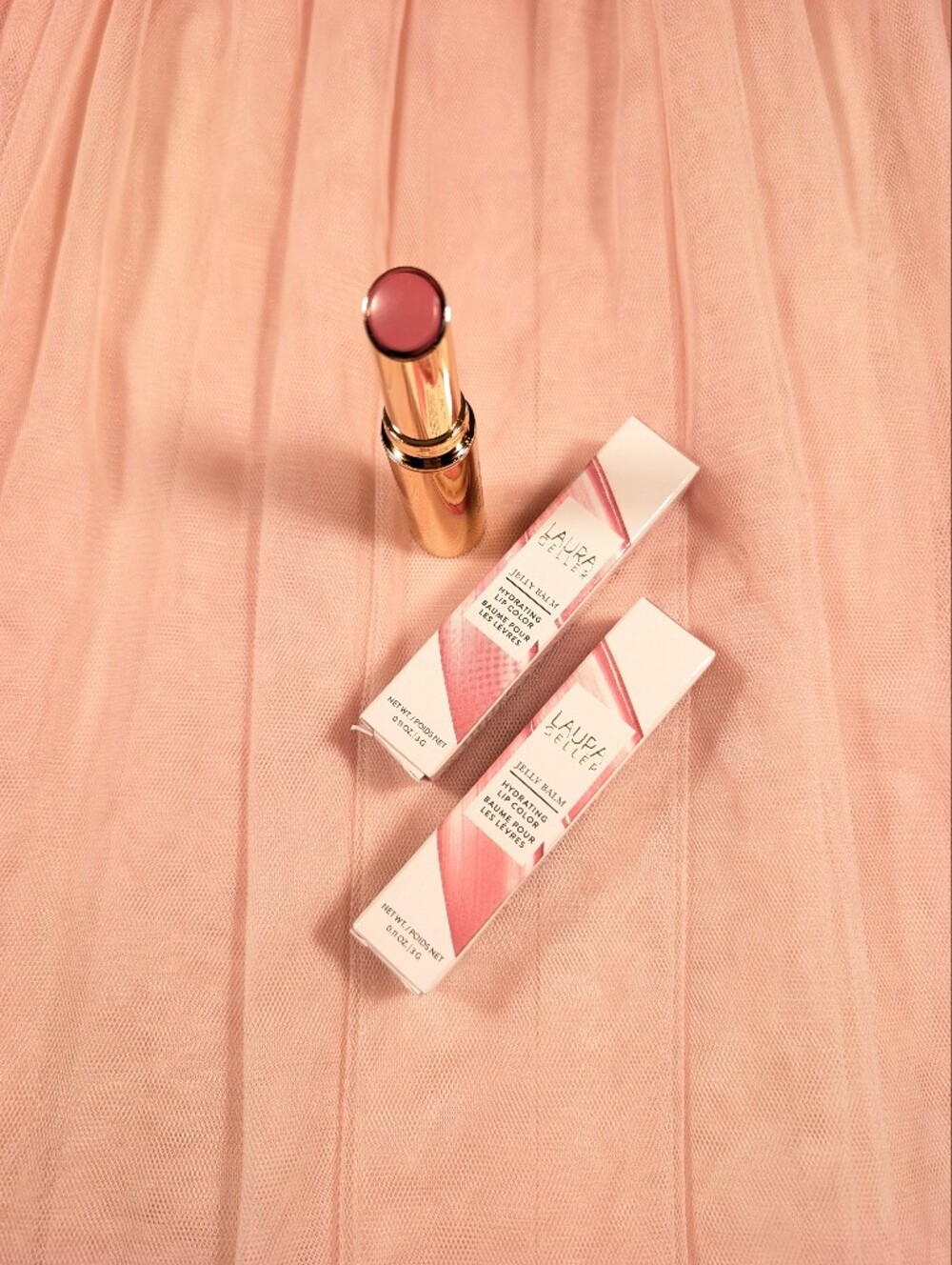 LAURA GELLER Jelly Balm Hydrating Lip Color Duo Set - In The Buff